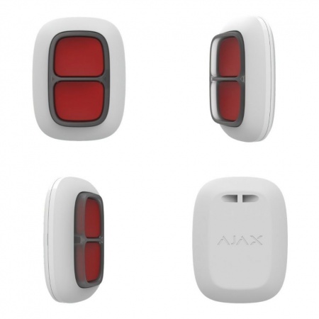 Экстренная кнопка Ajax DoubleButton Белая