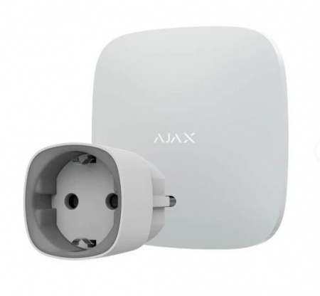 Комплект системы безопасности Ajax с дистанционным управлением электроприборов